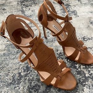 Manolo Blahnik Brown Heels